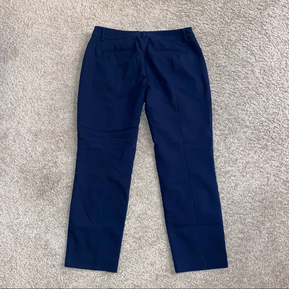 EXPRESS Navy/ Dark Blue columist straight leg dress pant
